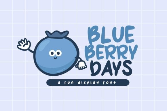 Blueberry Days: A Display Font for Creative Projects