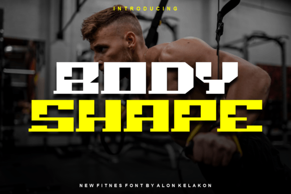 Body Shape Font for Modern Web Design