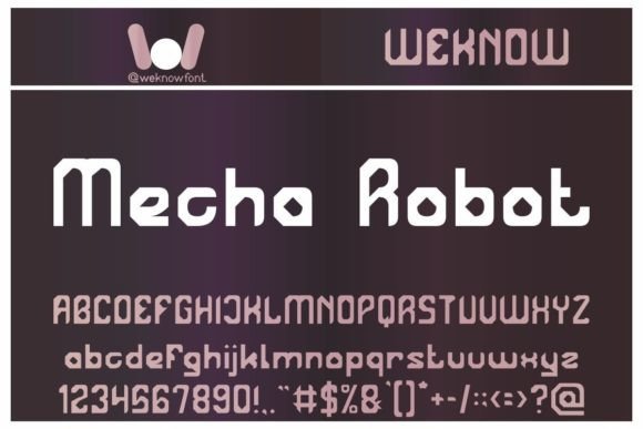 Boost Your Brand with the Mecha Robot Font