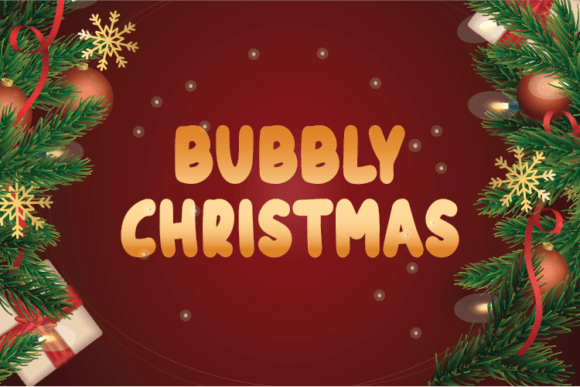 Bubbly Christmas Font for Festive Branding