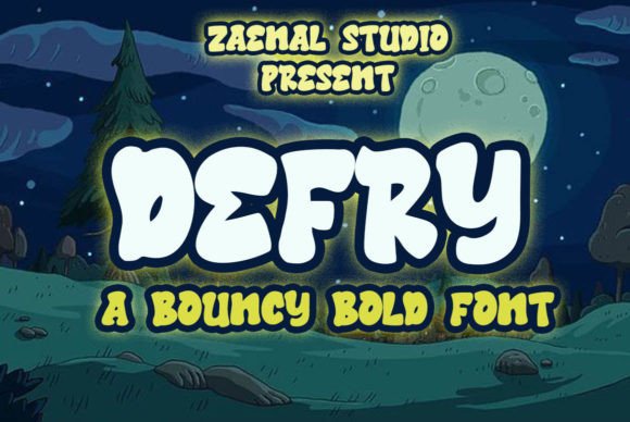 Defry: A Display Font for Bold Branding and Visual Impact