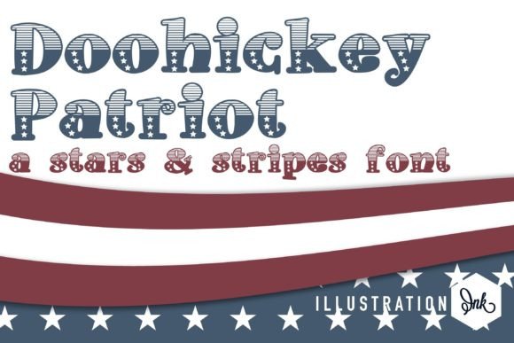 Doohickey Patriot: A Patriotic Display Font for Creative Projects