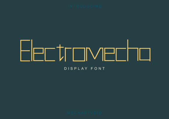 Electromecha: A Modern Font for Polished Branding