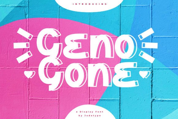 Geno Gone: A Playful Font for Polished Branding
