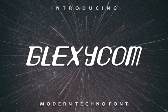 Glexycom Display Font Review