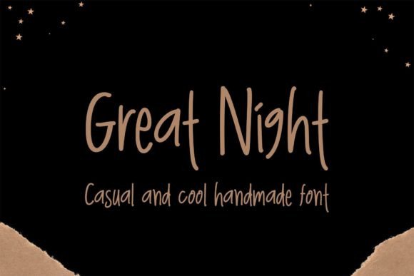 Great Night: A Display Font for Thoughtful Editorial Design
