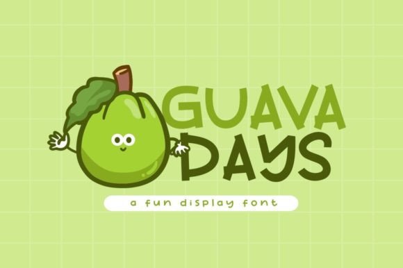 Guava Days: A Playful Font for Creative Branding Projects