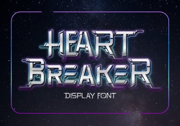 Heart Breaker Font for Handmade Creations