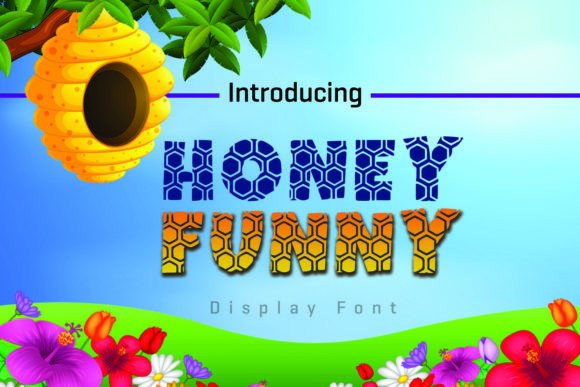 Honey Funny: A Playful Display Font for Digital Creativity