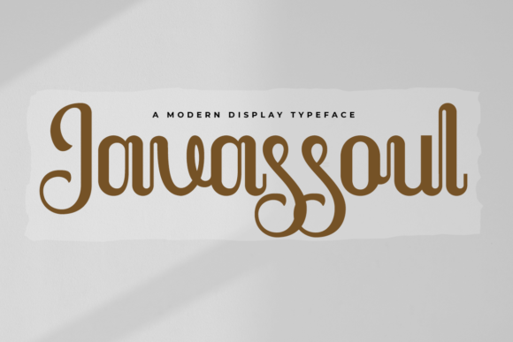 Javassoul Font for Handmade Creations