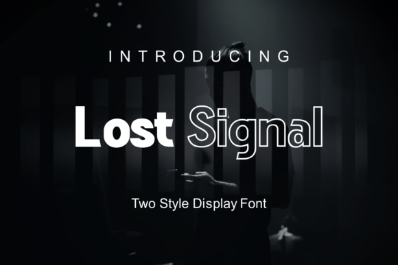 Lost Signal: A Bold Display Font for Impactful Branding