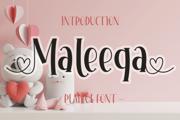 Maleeqa: A Handwritten Display Font for Modern Campaigns
