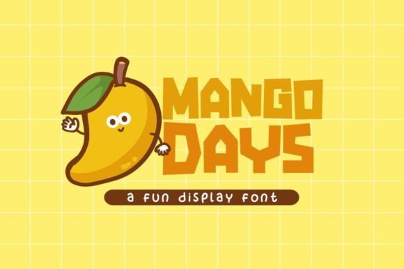 Mango Days Font for Editorial Design