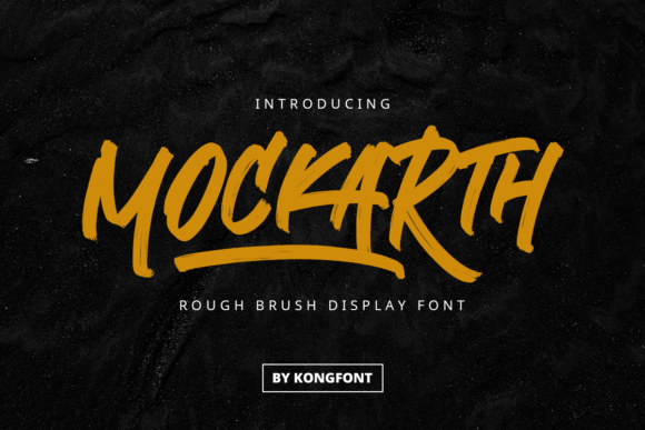 Mockarth: A Display Font with Bold Personality