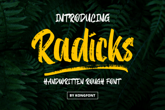 Radicks: A Romantic Cursive Font for Creative Branding