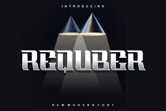 Requber: A Bold Display Font for Editorial Design