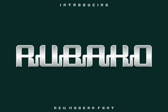 Rubako: A Bold Display Font for Editorial Design