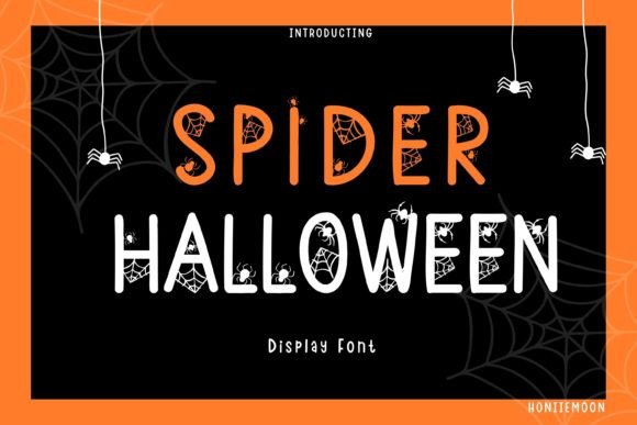 Spider Halloween Font Review for Branding and Design
