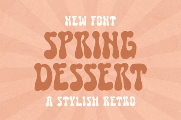 Spring Dessert: A Retro Font for Modern Web Design