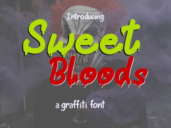 Sweet Bloods Font for Halloween Campaigns