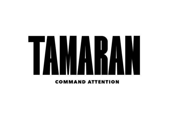 Tamaran Font for Modern Branding Projects