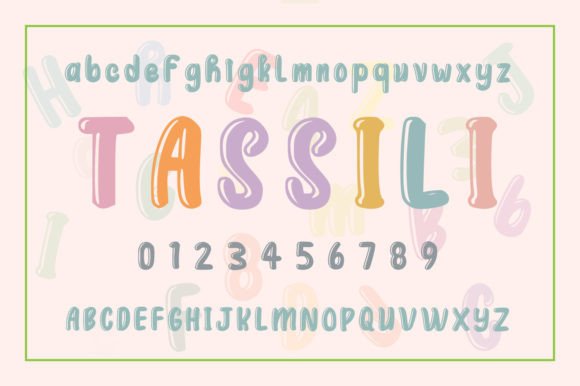 Tassili Font for Playful Editorial Design