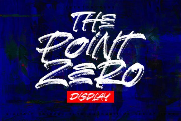 The Point Zero: A Stylish Display Font for Modern Campaigns